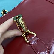 Kitlife Gucci Jackie 1961 small shoulder burgundy bag - 636709 - 28x19x4cm - 2