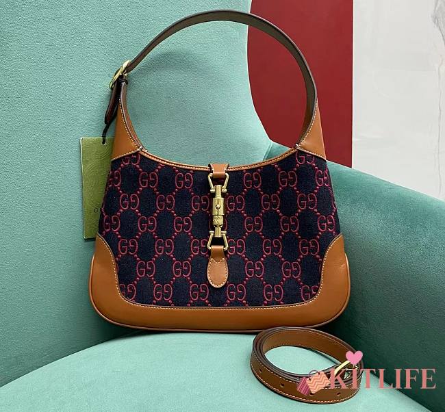 Kitlife Gucci Jackie 1961 small shoulder bag - 28x19x4cm - 1
