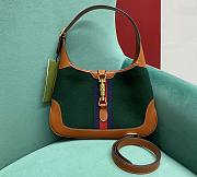 Kitlife Gucci Jackie 1961 small shoulder green bag - 28x19x4cm - 1