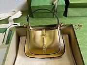 Kitlife Gucci Jackie 1961 lamé mini gold bag - 20x13x3cm  - 1