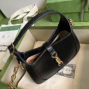 Kitlife Gucci Jackie 1961 Lizard Black Leather - 675799 - 19x13x13cm  - 3