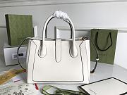 Kitlife Gucci Jackie 1961 Medium Tote White Bag - 649016 - 30×24×12cm - 4