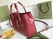 Kitlife Gucci Jackie 1961 Medium Tote Red Bag - 649016 - 30×24×12 - 6