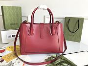 Kitlife Gucci Jackie 1961 Medium Tote Red Bag - 649016 - 30×24×12 - 3