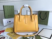 Kitlife Gucci Jackie 1961 Medium Tote Yellow Bag - 649016 - 30×24×12 - 3