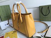 Kitlife Gucci Jackie 1961 Medium Tote Yellow Bag - 649016 - 30×24×12 - 2