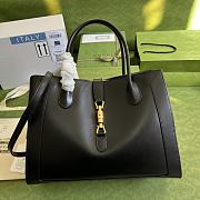 Kitlife Gucci Jackie 1961 Large Tote Black Bag - 649015 - 40x30x15cm - 1