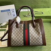 Kitlife Gucci Jackie 1961 Large Tote GG Supreme Canvas Bag - 649015 - 40x30x15cm - 6