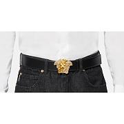 Kitlife Versace LA MEDUSA CRYSTAL BLACK BELT  - 2