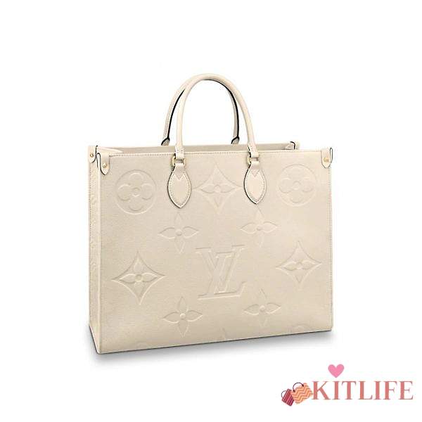 Kitlife Louis Vuitton Onthego GM White - 41x34x19cm - 1