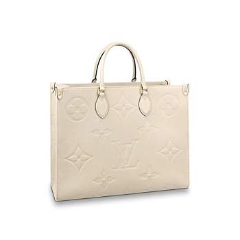 Kitlife Louis Vuitton Onthego GM White - 41x34x19cm