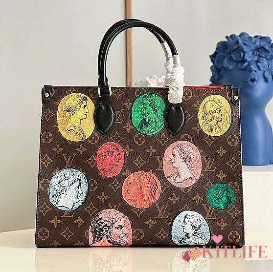 Kitlife Louis Vuitton Onthego Monogram Cameo printed canvas - M59245 - 35 x 27 x 14 cm - 1