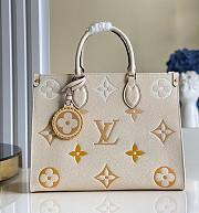 Louis Vuitton Onthego Monogram Empreinte leather Yellow - M45718 - 35 x 27 x 14 cm - 1