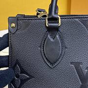 Louis Vuitton Onthego Empreinte Monogram Black Tote Bag – M45660 – 25x19x11.5cm - 5