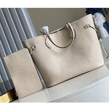 Forubags Louis Vuitton Neverfull Monogram Creme - M45684 – 32x29x17 cm