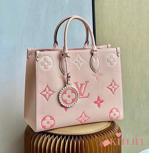 Forubags Louis Vuitton ONTHEGO Monogram Empreinte Rosa Italiana - 35cm - 1