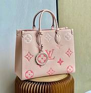 Forubags Louis Vuitton ONTHEGO Monogram Empreinte Rosa Italiana - 35cm - 1