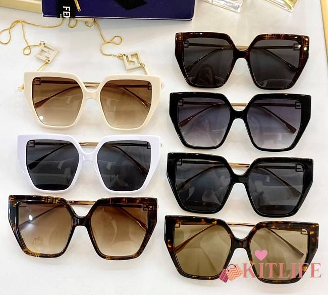 Kitlife Fendi Baguette Sunglasses - FF40012 -  size:55-18-145 - 1