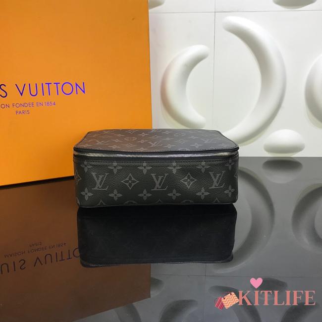 Kitlife Louis Vuitton Packing Cube MM Monogram Eclipse Canvas - M44698 - 24x8x17cm - 1