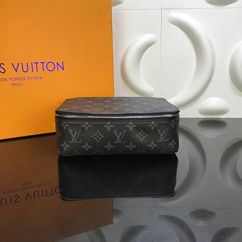 Kitlife Louis Vuitton Packing Cube MM Monogram Eclipse Canvas - M44698 - 24x8x17cm