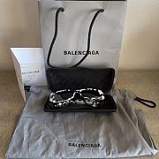 Kitlife Balenciaga DYNASTY RECTANGLE SUNGLASSES IN WHITE - 5