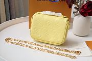 Kitlife Louis Vuitton Micro Metis Beige Jaune Bag - M81407 - 14 x 11 x 3.5 cm - 4