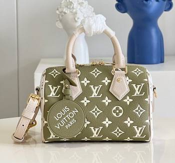 Kitlife Louis Vuitton Speedy Bandoulière 20 Beige and Kaki - M46118 - 20.5 x 13.5 x 12 cm