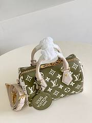 Kitlife Louis Vuitton Speedy Bandoulière 20 Beige and Kaki - M46118 - 20.5 x 13.5 x 12 cm - 6