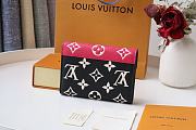 Kitlife Louis Vuitton VICTORINE WALLET Black Pink - M81285 - 12 x 9.5 x 1.5 cm - 3