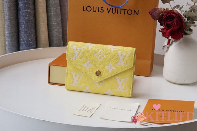 Kitlife Louis Vuitton VICTORINE WALLET Yellow - M81428 - 12 x 9.5 x 1.5 cm - 1