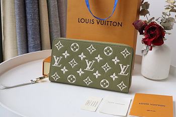 Kitlife Louis Vuitton ZIPPY WALLET Kaki/Beige - M81280 - 19.5 x 10.5 x 2.5 cm