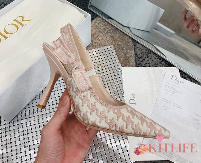 Kitlife Dior J'ADIOR SLINGBACK PUMP Rose Des Vents 9.5cm - 1