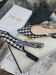 Kitlife Dior J'ADIOR SLINGBACK PUMP Navy Blue 1.5cm - 5