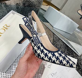 Kitlife Dior J'ADIOR SLINGBACK PUMP Navy Blue 6.5cm