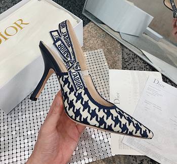 Kitlife Dior J'ADIOR SLINGBACK PUMP Navy Blue 9.5cm