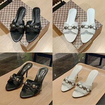 Kitlife Balenciaga Cagole Buckle Leather Mules 4 styles