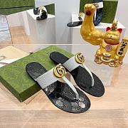 Kitlife Gucci Double G leather thong sandals - 3 styles  - 4