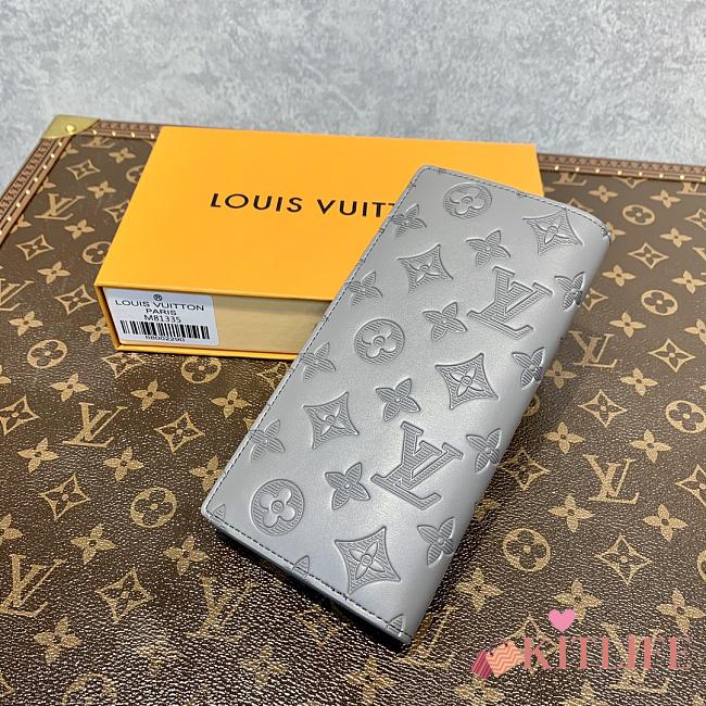 Kitlife Louis Vuitton BRAZZA Anthracite gray WALLET - M81335 - 10 x 19 x 2 cm - 1