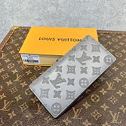 Kitlife Louis Vuitton BRAZZA Anthracite gray WALLET - M81335 - 10 x 19 x 2 cm - 3