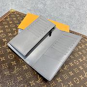 Kitlife Louis Vuitton BRAZZA Anthracite gray WALLET - M81335 - 10 x 19 x 2 cm - 6