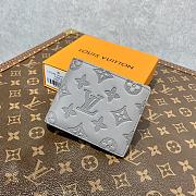 Kitlife Louis Vuitton MULTIPLE WALLET Gray Monogram Shadow - M81383 - 11.5 x 9.0 x 1.5 - 1