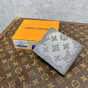 Kitlife Louis Vuitton MULTIPLE WALLET Gray Monogram Shadow - M81383 - 11.5 x 9.0 x 1.5 - 4