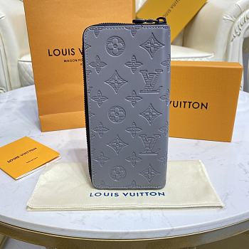 Kitlife Louis Vuitton ZIPPY WALLET VERTICAL Anthracite gray - M81384  - 10 x 20 x 2 cm