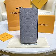 Kitlife Louis Vuitton ZIPPY WALLET VERTICAL Anthracite gray - M81384  - 10 x 20 x 2 cm - 6