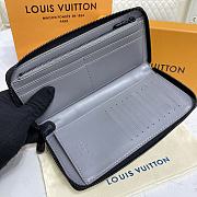 Kitlife Louis Vuitton ZIPPY WALLET VERTICAL Anthracite gray - M81384  - 10 x 20 x 2 cm - 4