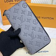 Kitlife Louis Vuitton ZIPPY WALLET VERTICAL Anthracite gray - M81384  - 10 x 20 x 2 cm - 2