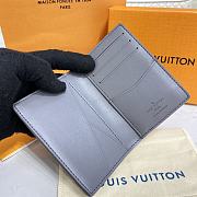Kitlife Louis Vuitton POCKET ORGANIZER Anthracite gray - M81382  - 8 x 11 x 1 cm - 3