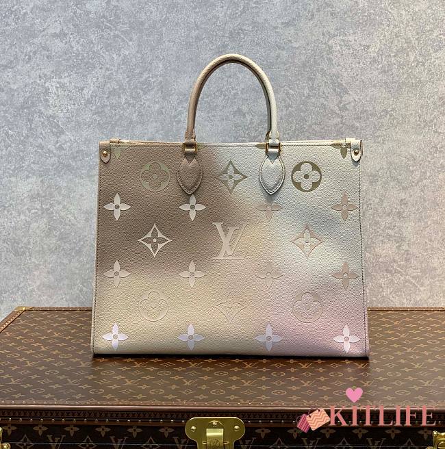 Kitlife Louis Vuitton Onthego MM Sunset Kaki - M20510 - 35 x 27 x 14 cm - 1