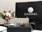 Kitlife Chanel Silver Flap Bag - 99139 - 7*12*4*cm - 1