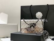 Kitlife Chanel Silver Small Flap Bag - 99141 - 18cm - 1